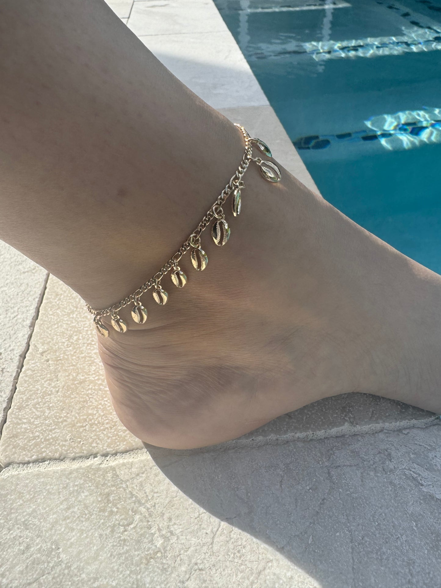 Puka Shell Anklet