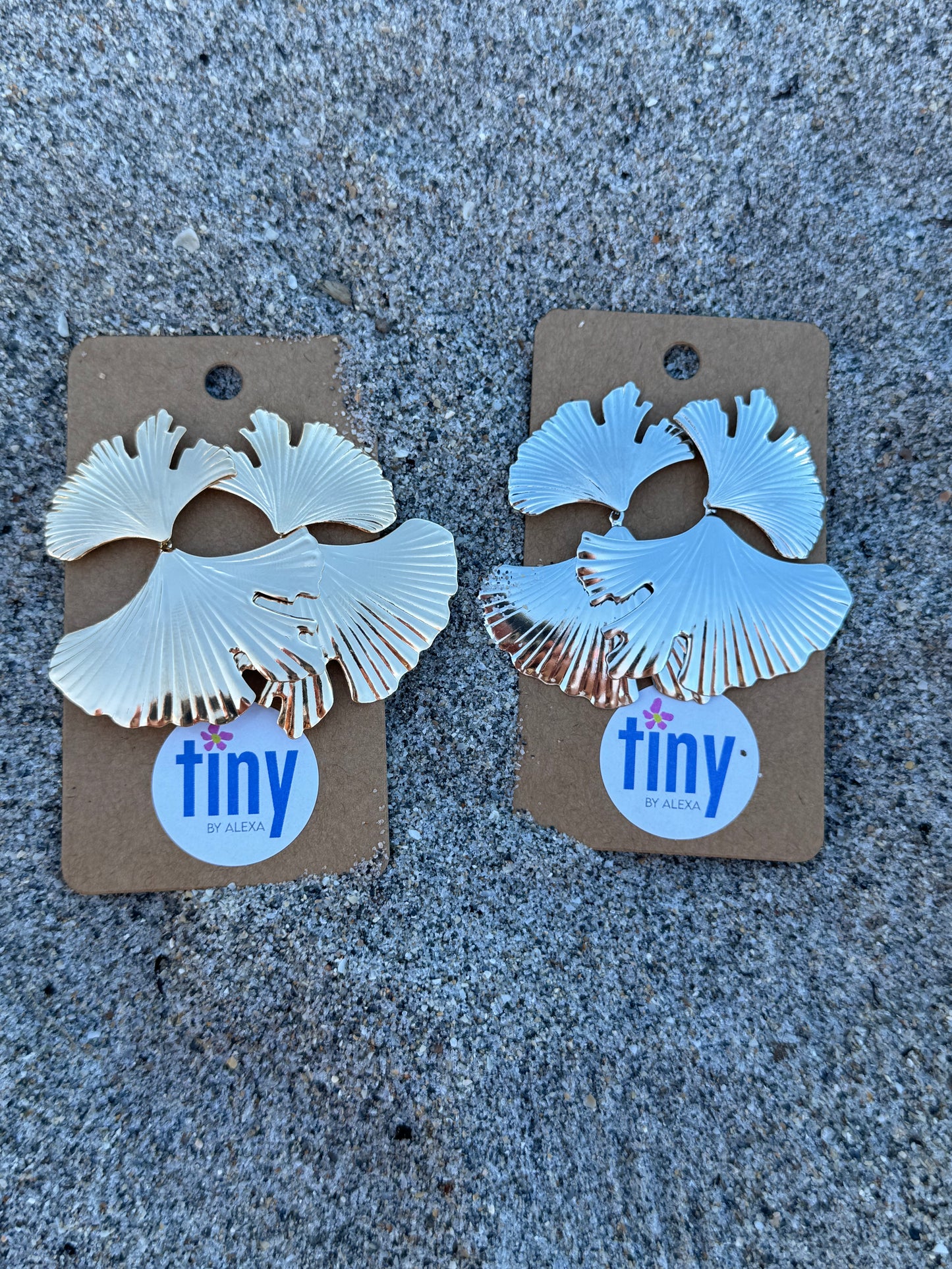 Large Leaf Earrings