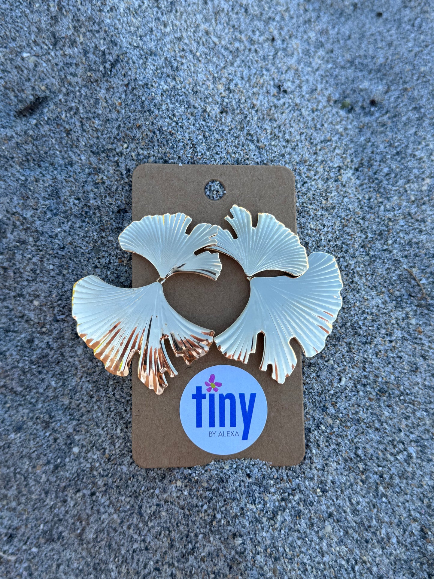 Large Leaf Earrings