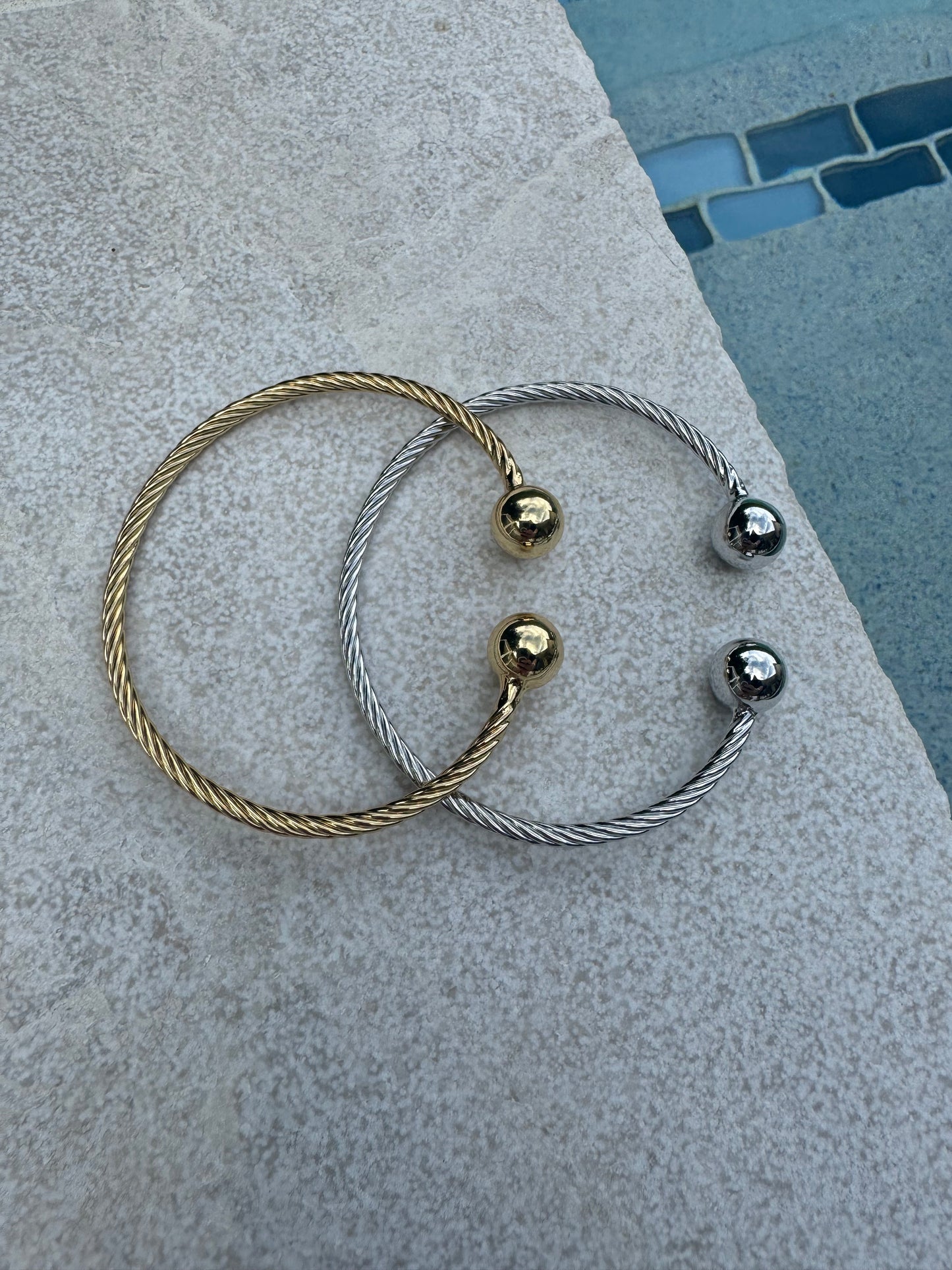 Big Ball Bangle Bracelet