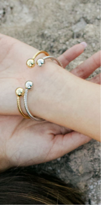 Big Ball Bangle Bracelet