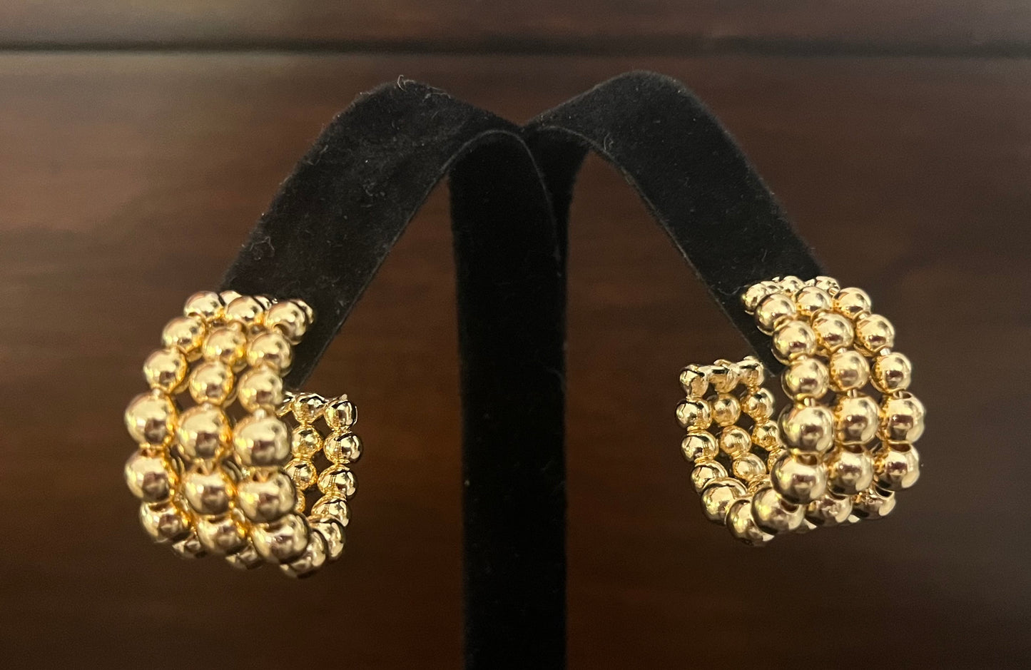 Beaded Hoops